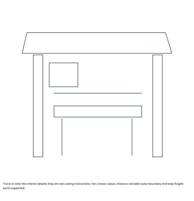 Preview of Bus Shelter craft drawing