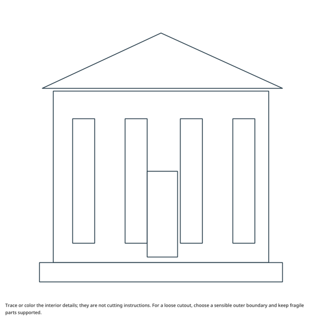 Preview of Library Building craft drawing
