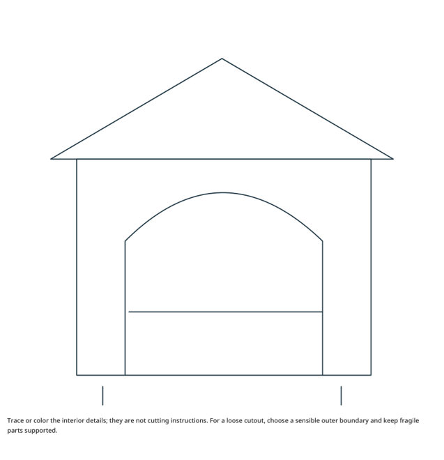 Preview of Boathouse craft drawing
