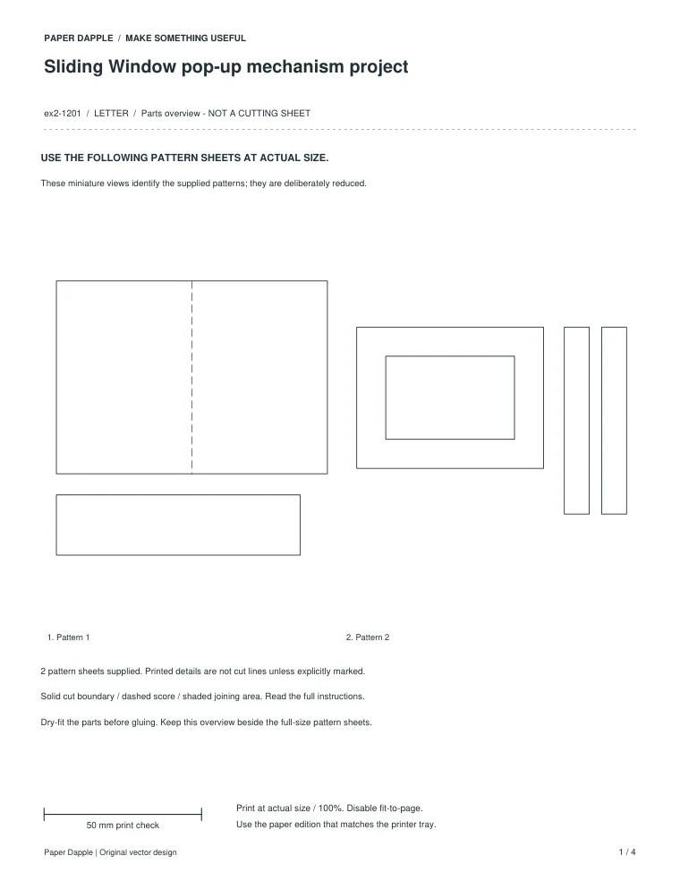 Preview of Sliding Window pop-up mechanism project