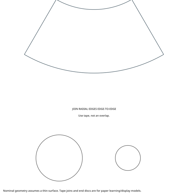 Preview of Frustum paper model