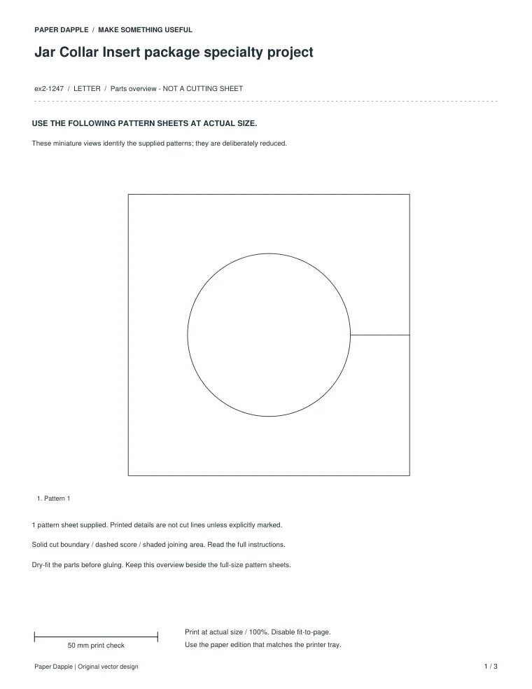 Preview of Jar Collar Insert package specialty project
