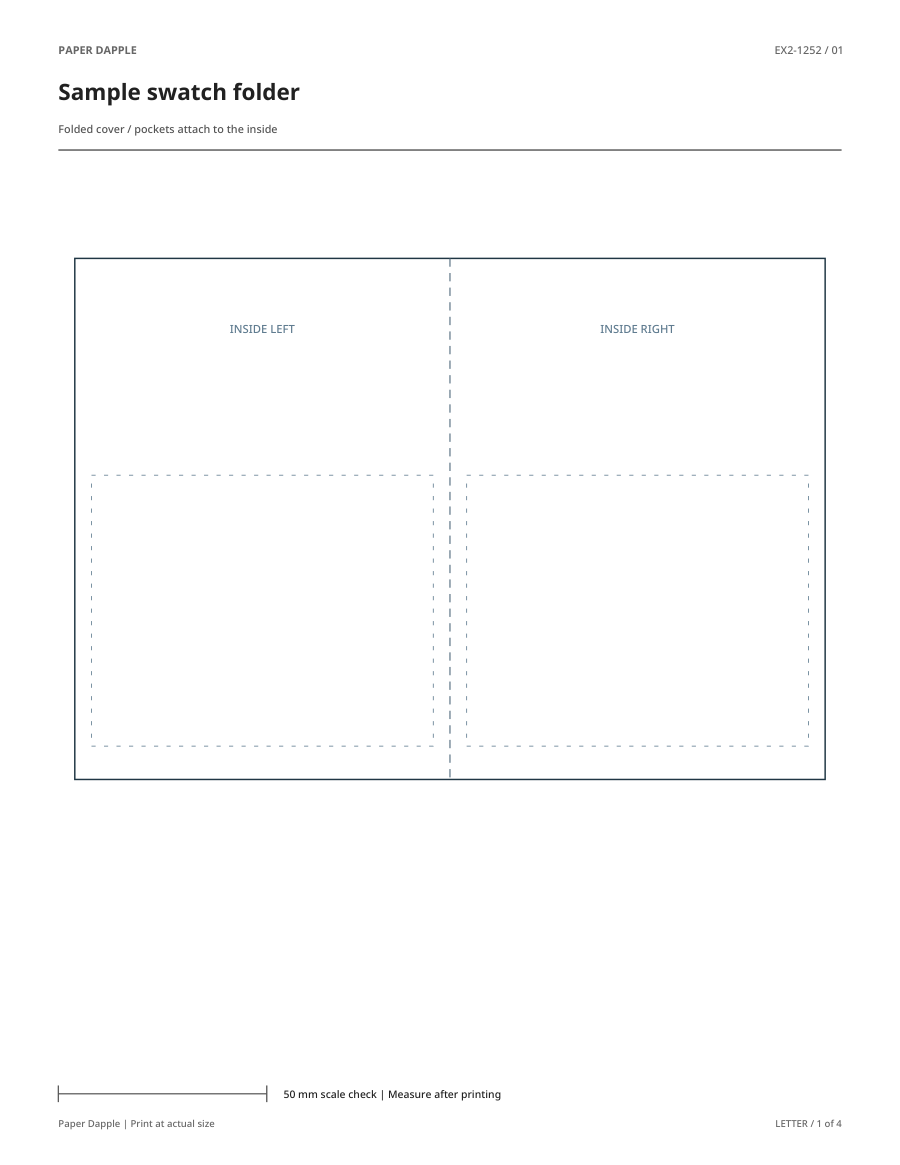 Preview of Sample swatch folder