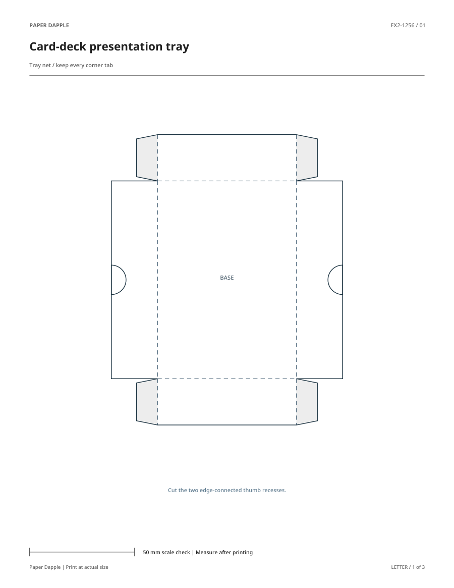 Preview of Card-deck presentation tray
