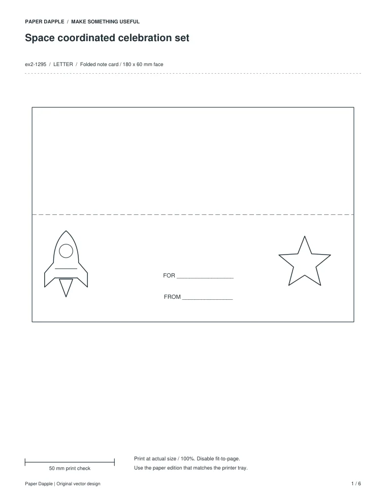 Preview of Space coordinated celebration set
