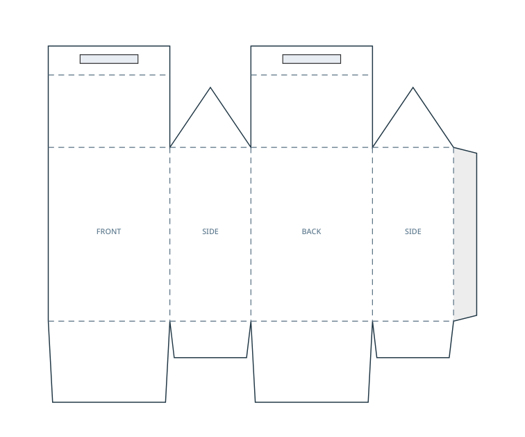 Preview of Gable favor box