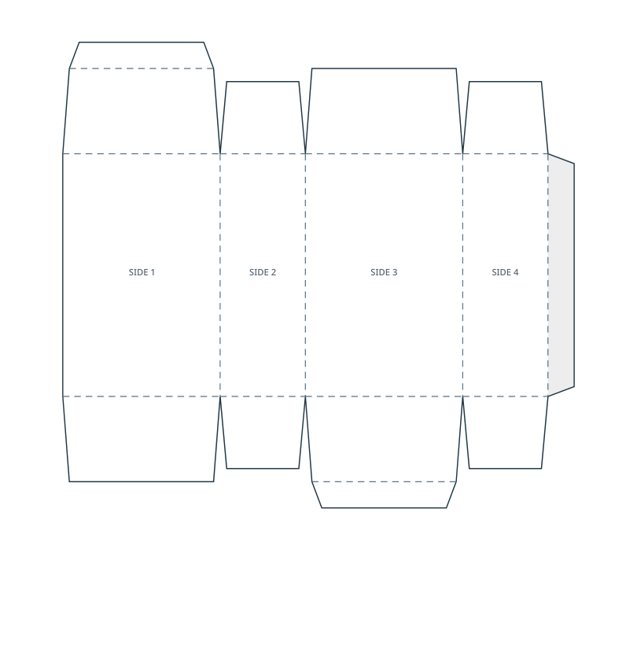 Preview of Tuck-end favor carton
