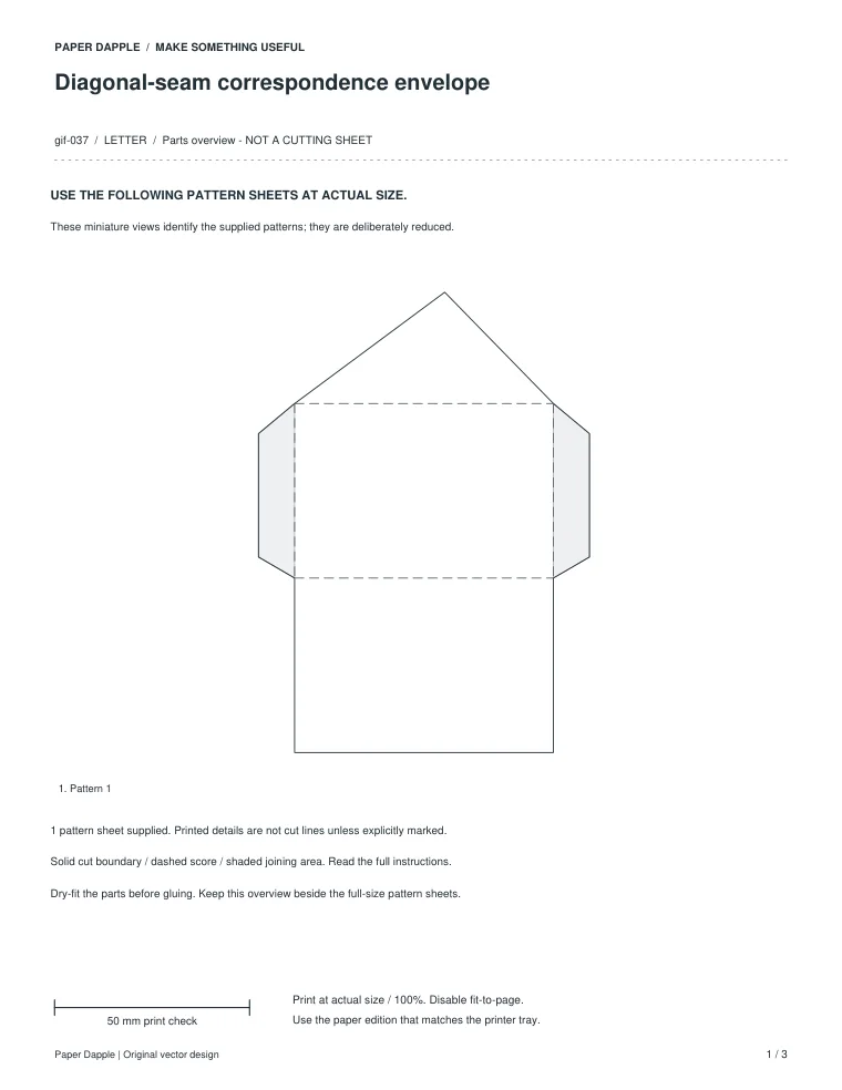 Preview of Diagonal-seam correspondence envelope