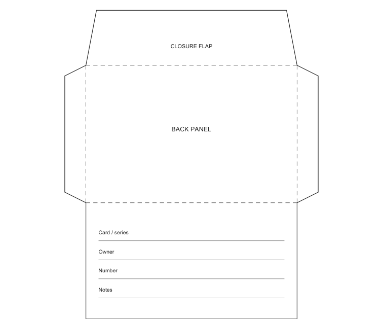 Preview of Trading-card storage envelope