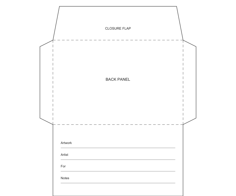 Preview of Artist trading card presentation sleeve