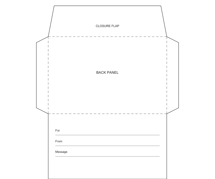 Preview of Straight-flap envelope