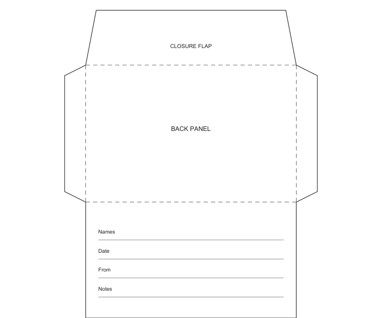 Preview of Wedding-vow keepsake envelope