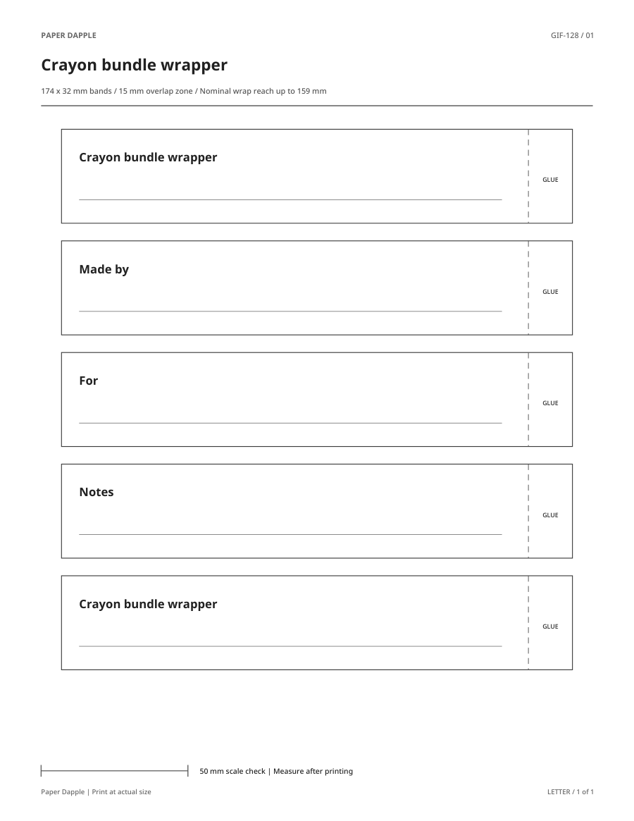 Preview of Crayon bundle wrapper