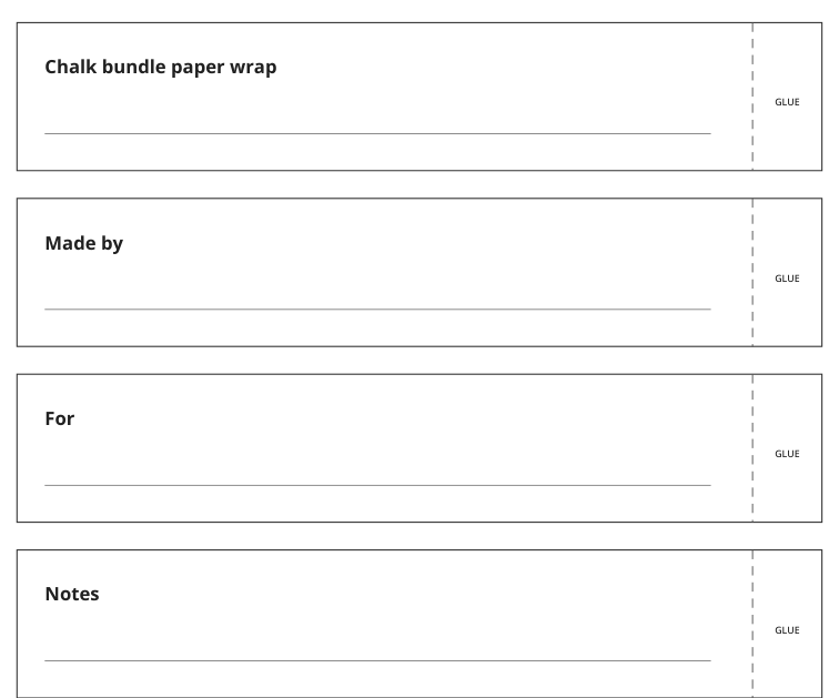 Preview of Chalk bundle paper wrap