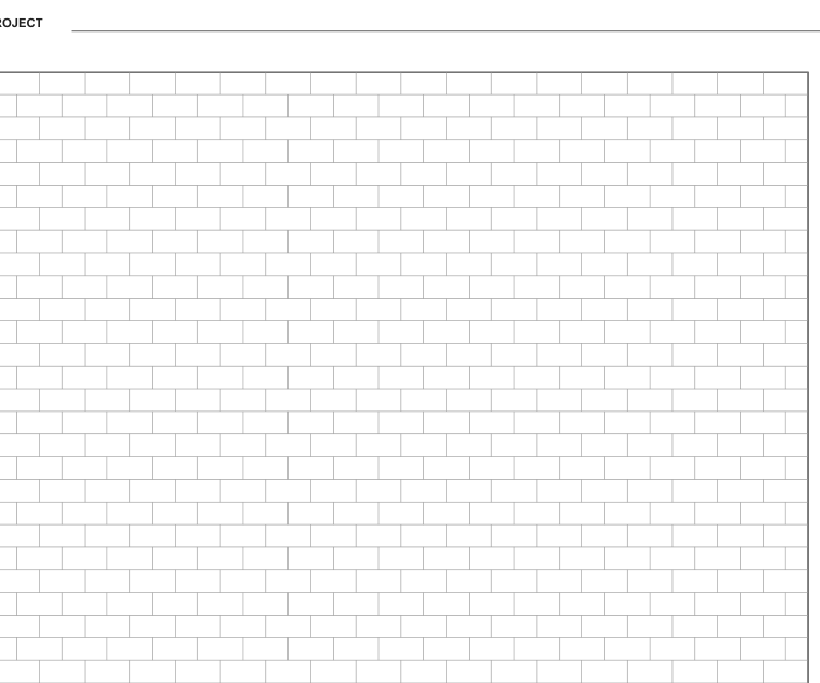 Preview of Brick-stitch bead planning sheet