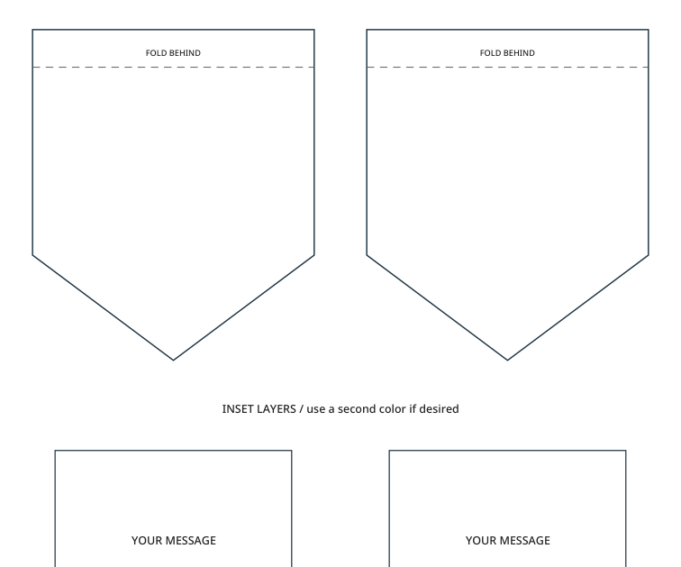 Preview of Layered pennant bunting