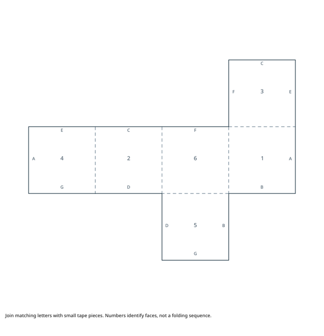 Preview of Folded cube model