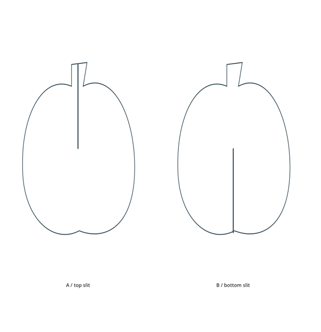 Preview of Slotted paper pumpkin