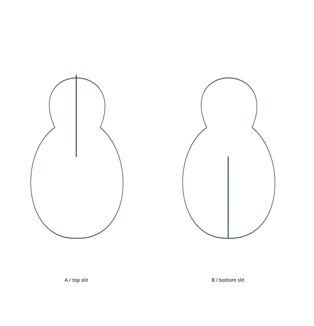 Preview of Slotted paper snowman