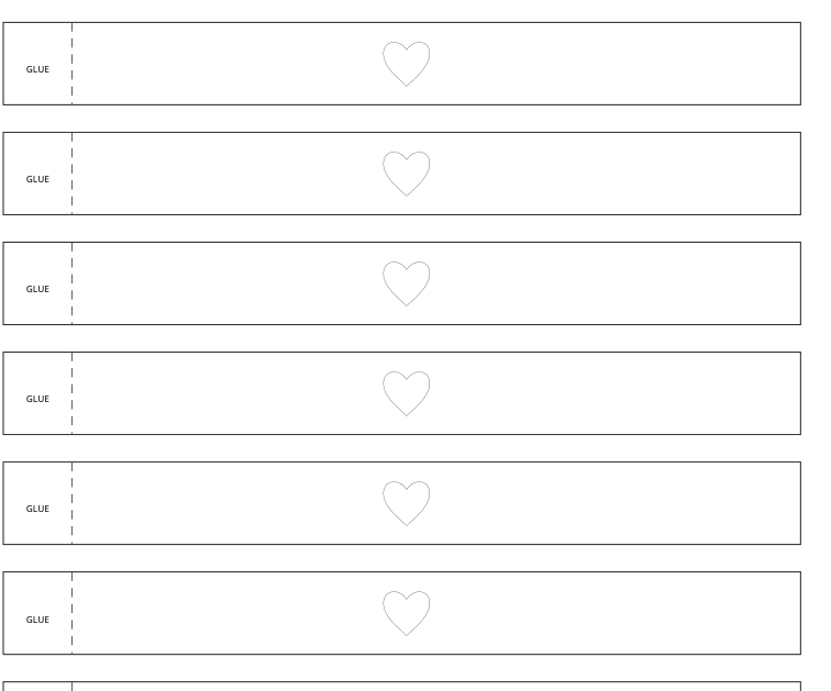 Preview of Paper chain heart garland