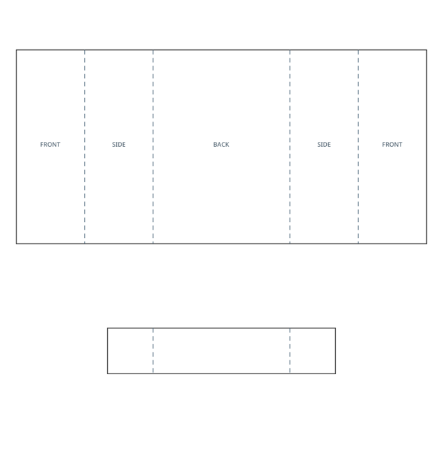 Preview of Bridge-fold greeting card base