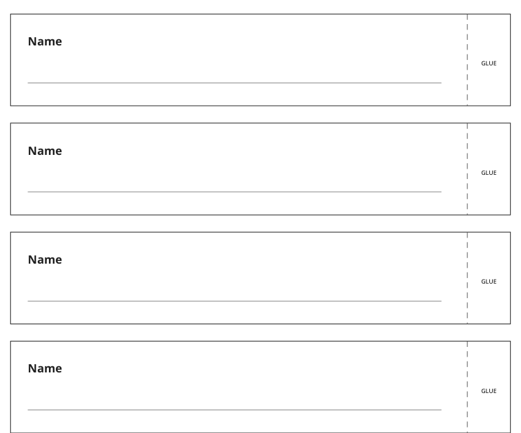 Preview of Napkin wrap templates