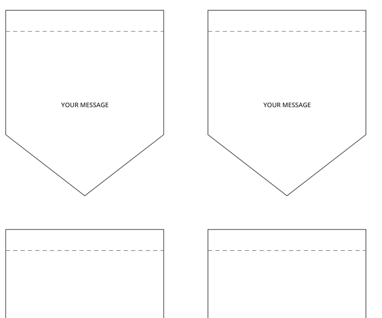 Preview of Table pennant flags