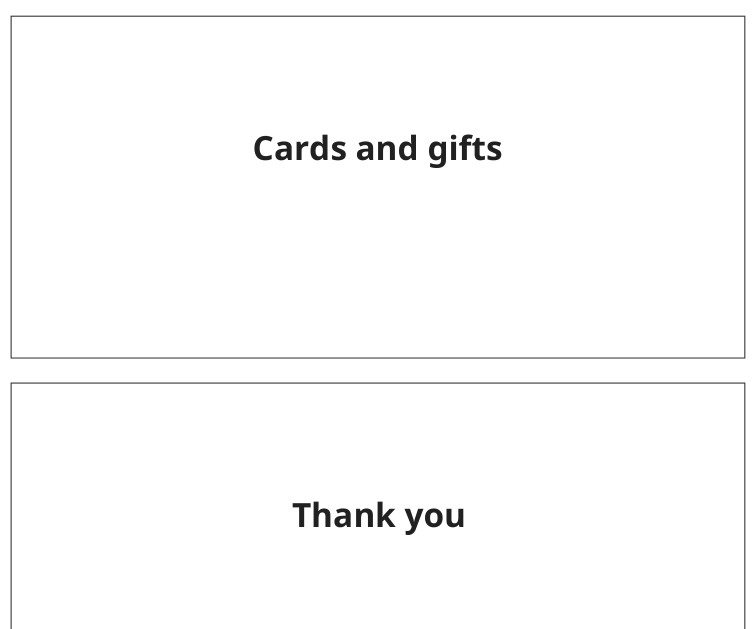 Preview of Gift table sign collection