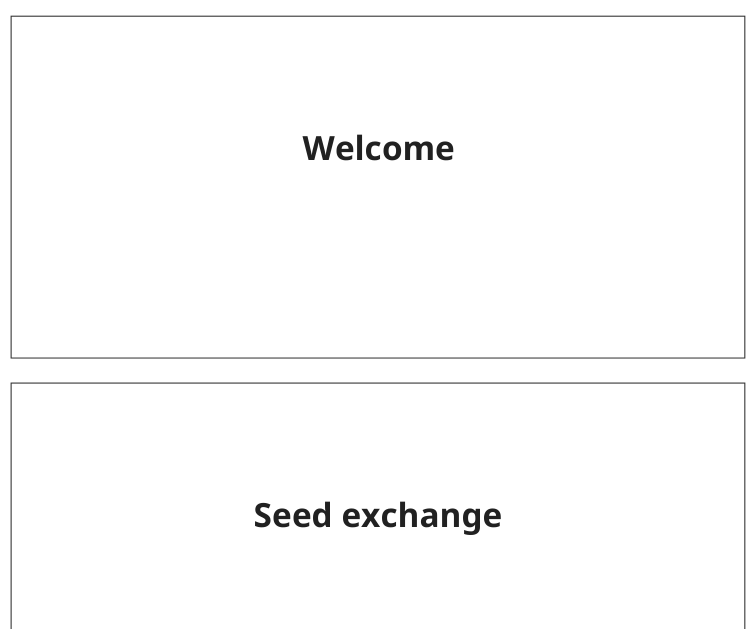 Preview of Seed swap table signs