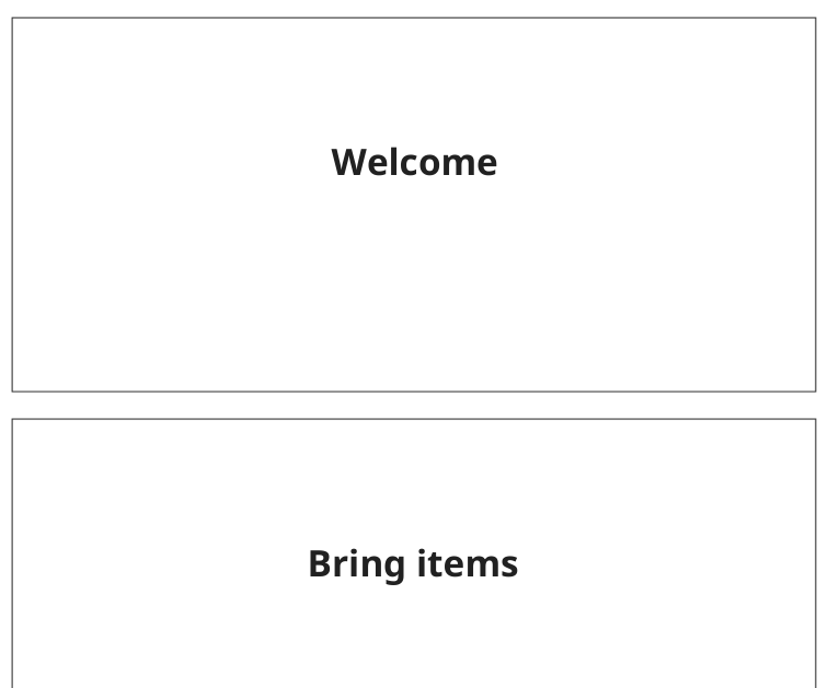 Preview of Community swap table signs
