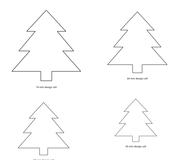 Preview of Evergreen tree silhouettes