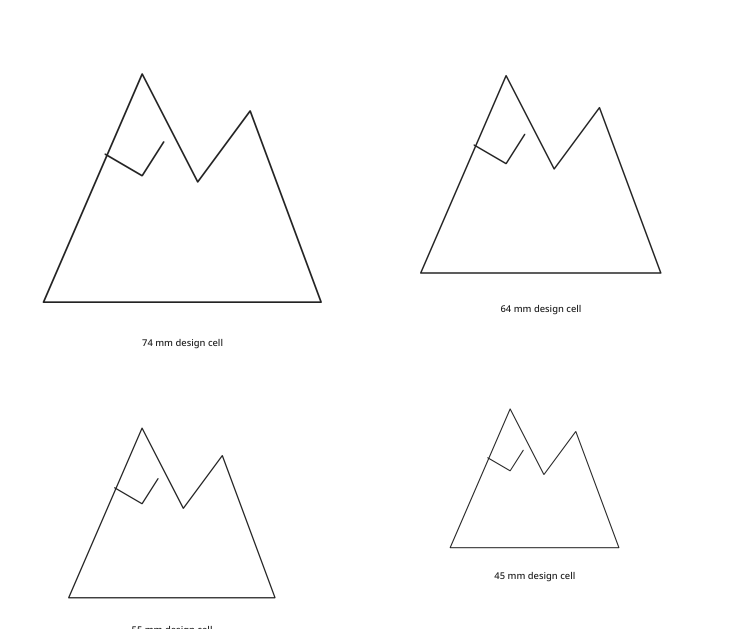 Preview of Mountain landscape shapes