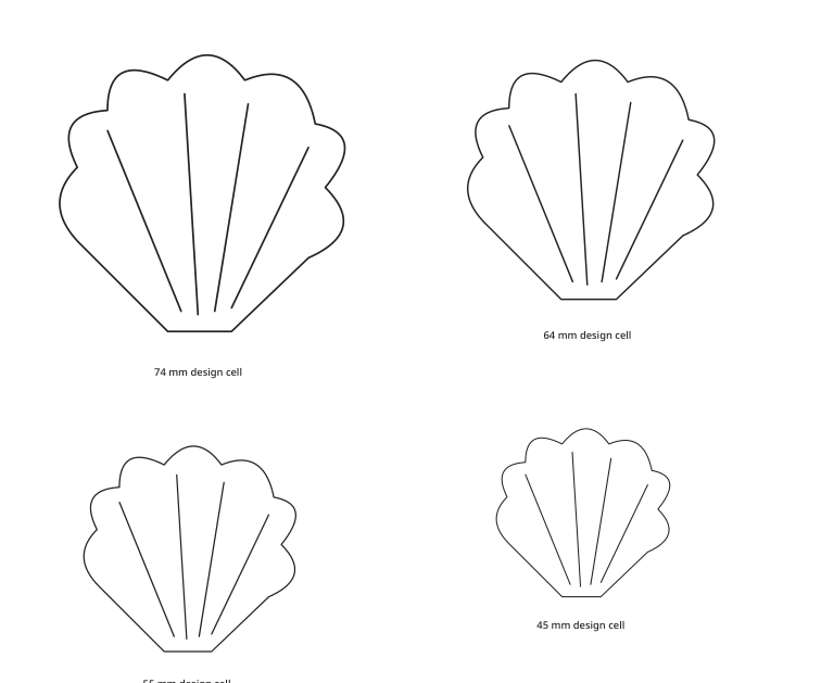 Preview of Seashell shape collection