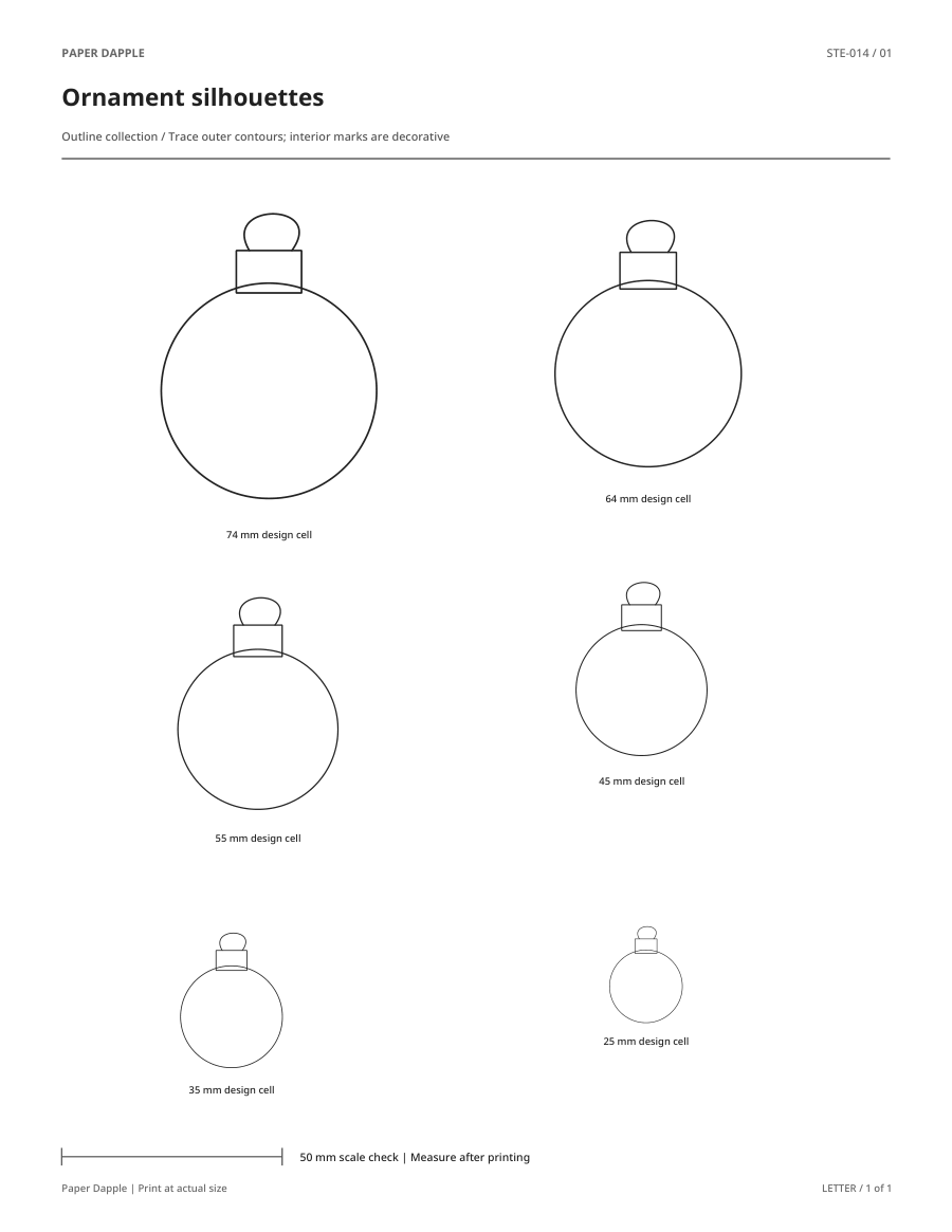 Preview of Ornament silhouettes