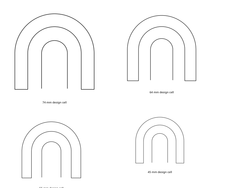 Preview of Rainbow arch shapes