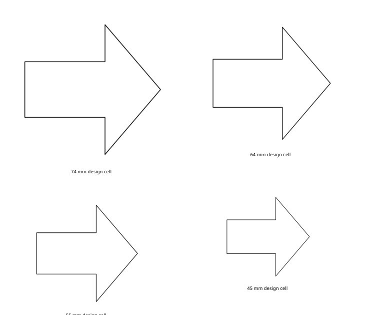 Preview of Directional arrow stencils