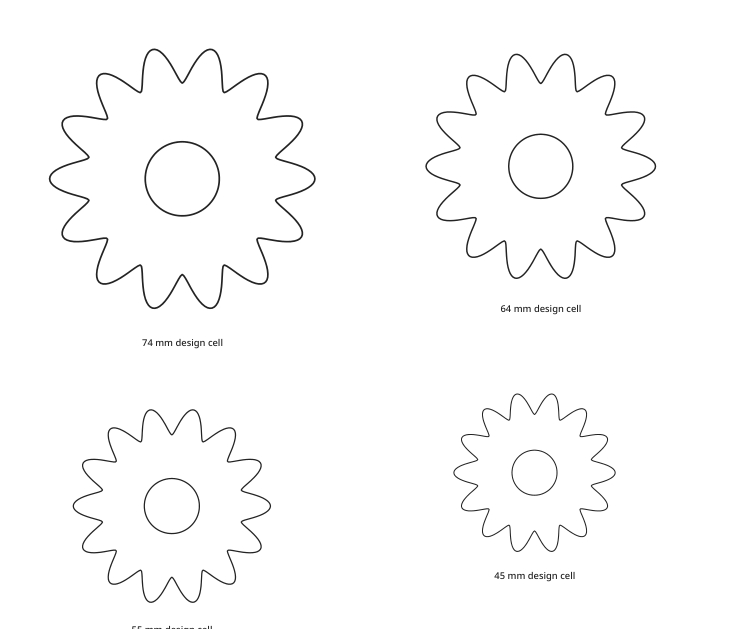 Preview of Sunflower petal cutouts