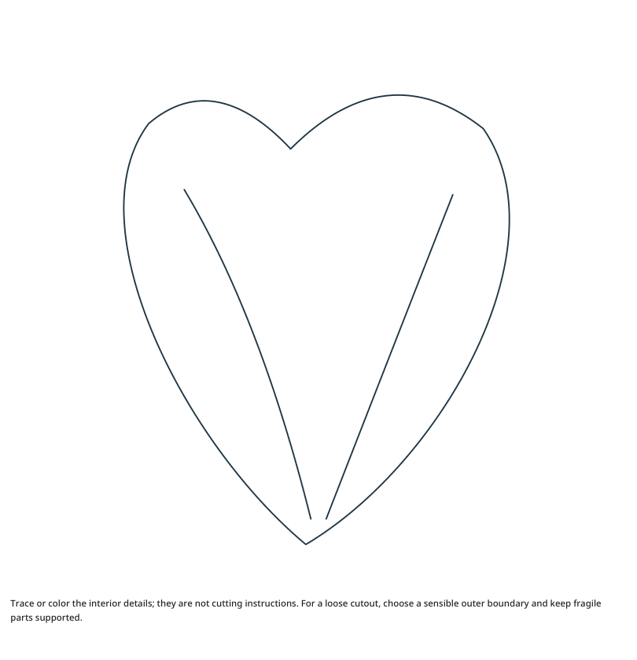 Preview of Peony petal craft drawing