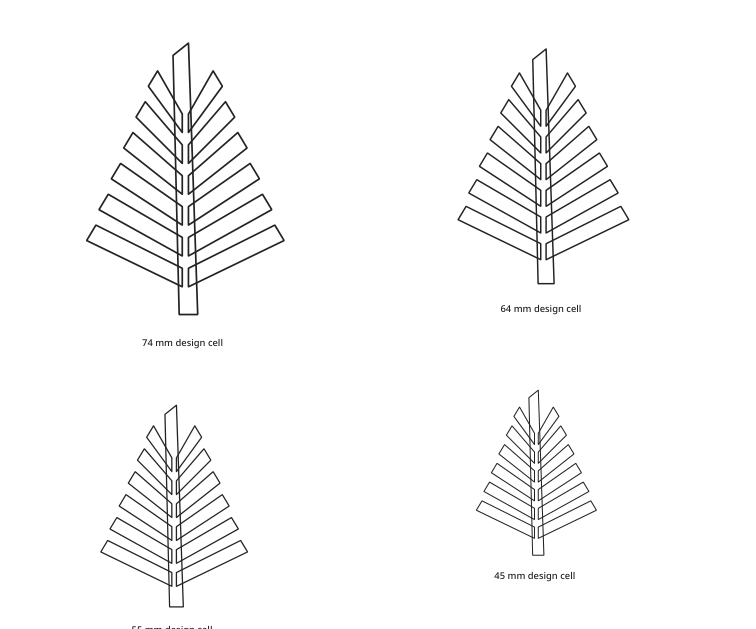 Preview of Pine sprig cutouts