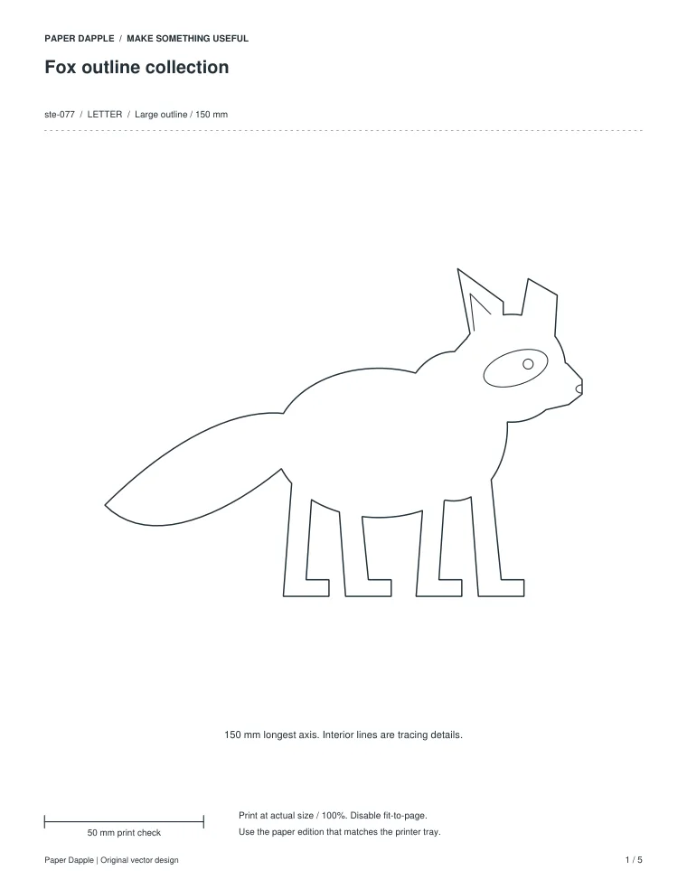 Preview of Fox outline collection