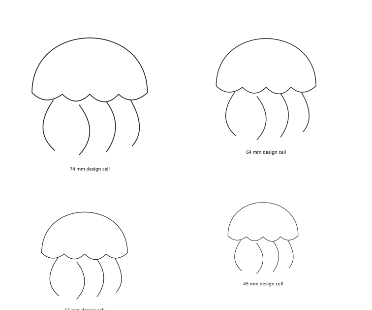 Preview of Jellyfish outline collection