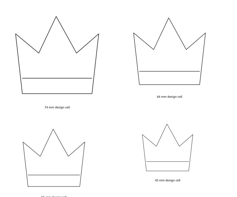 Preview of Crown outline collection