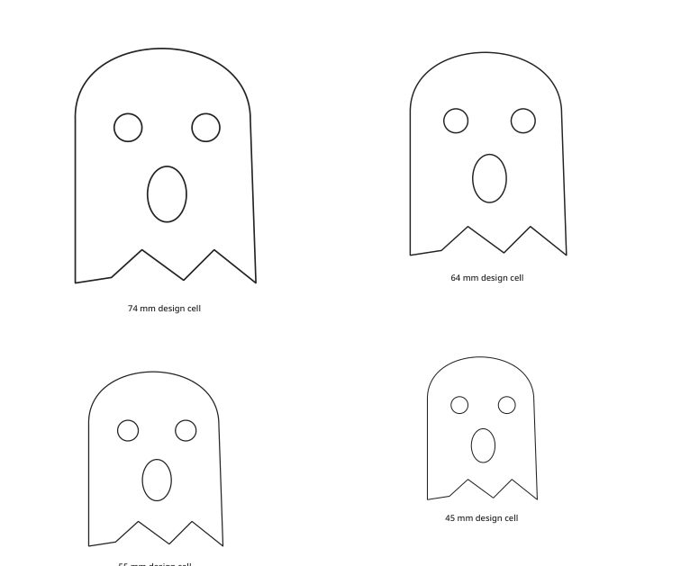 Preview of Friendly ghost outline collection