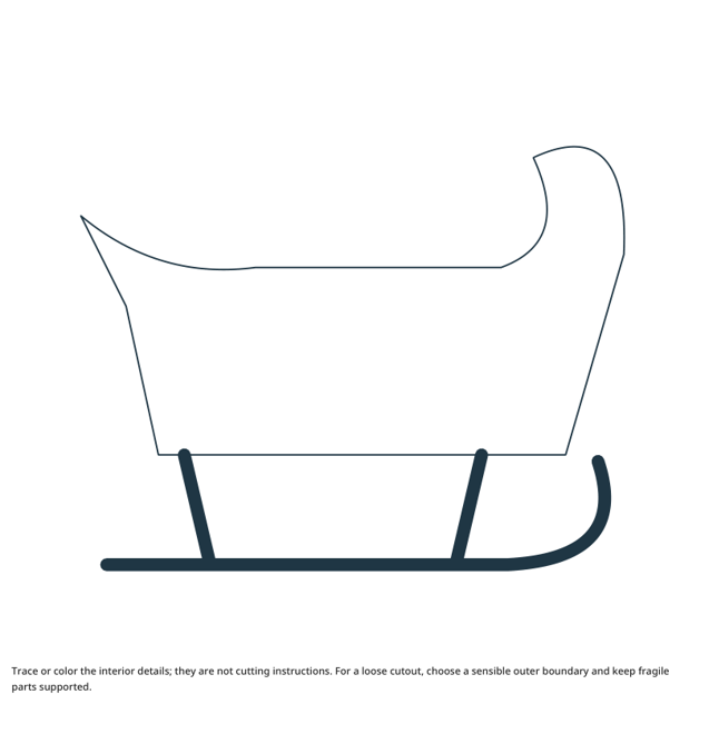 Preview of Sleigh craft drawing