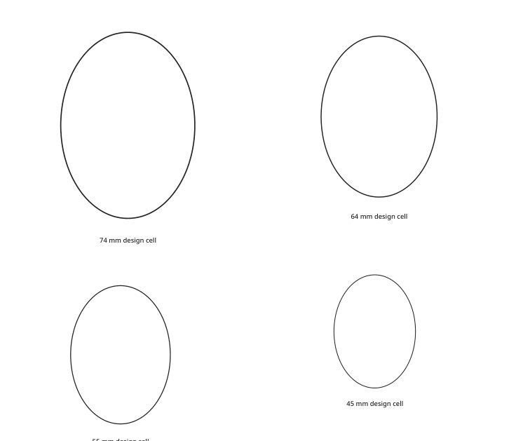Preview of Oval cutout collection