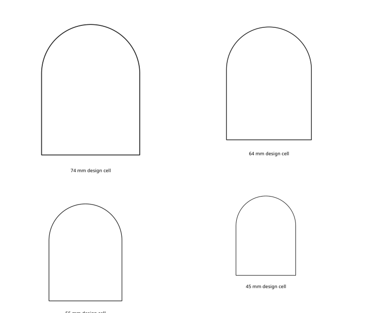Preview of Rounded arch cutout collection