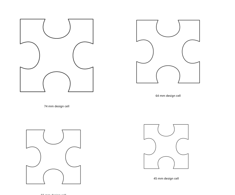 Preview of Puzzle piece outline collection