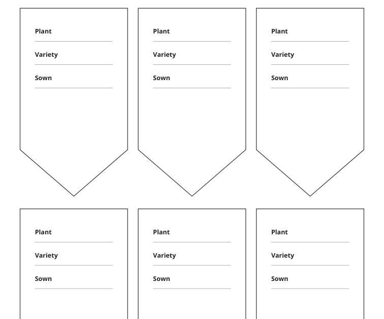 Preview of Plant stake labels