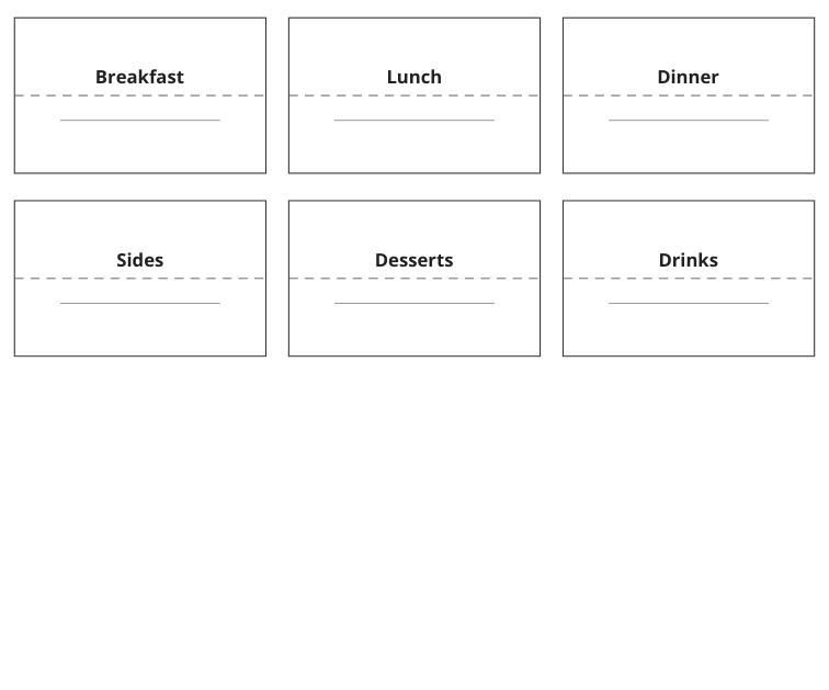 Preview of Recipe divider tabs