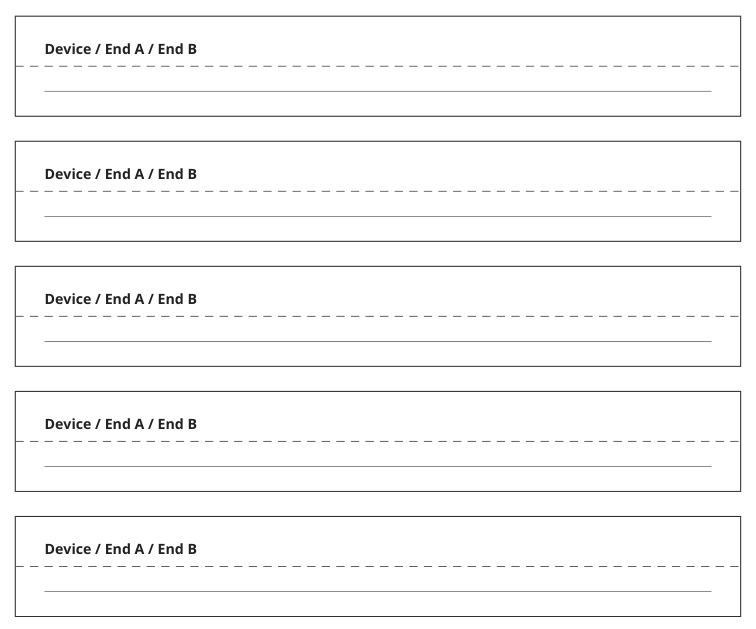 Preview of Cable identification flags